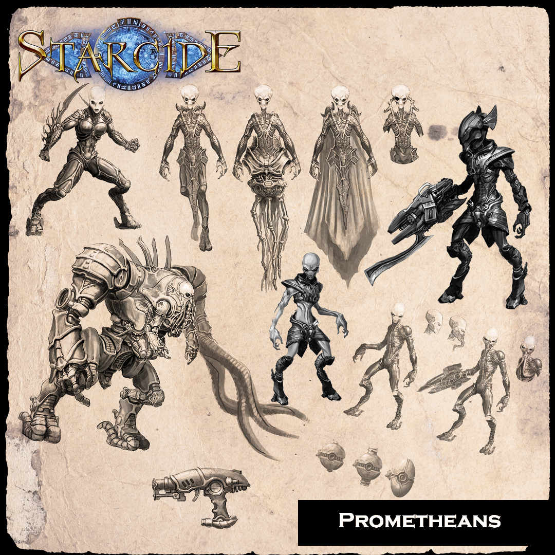 Starcide, Prometheans, los humanoides psiónicos